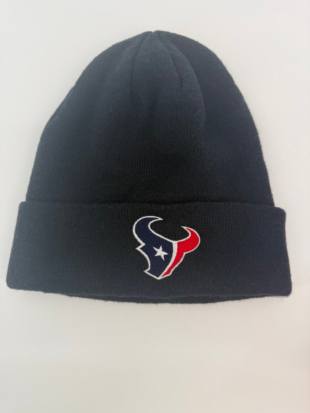 Houston Texans NFL Cuffed Knit Beanie Hat Embroidered Logo Football Fan Cap